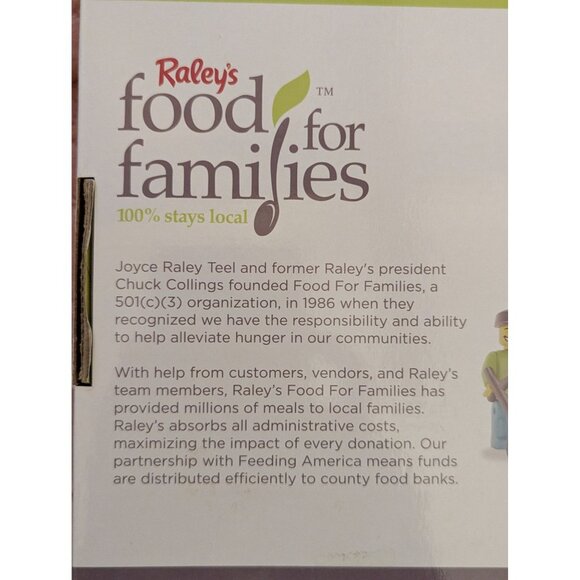 Raleys Food For Families Delivery Van Building Block Set 210+ Piece Kit For Age - Picture 5 of 6